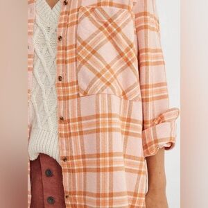 Plaid Button-Up Shirt